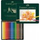 Creioane colorate 24 culori polychromos faber-castell