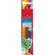 Creioane colorate 6 culori grip 2001 faber-castell Creioane colorate 6 culori grip 2001 faber-castell