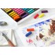 Creioane pastel soft mini 24 culori faber-castell