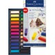 Creioane pastel soft mini 24 culori faber-castell