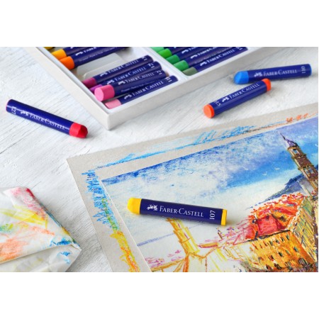 Creioane ulei pastel 36 culori faber-castell