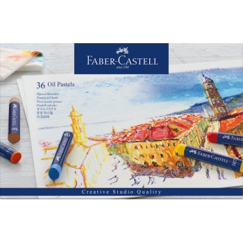 Creioane ulei pastel 36 culori faber-castell
