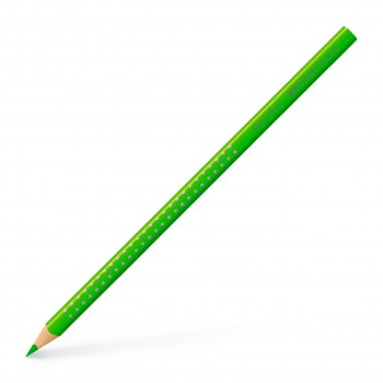 Creion colorat grip 2001 verde iarba faber-castell