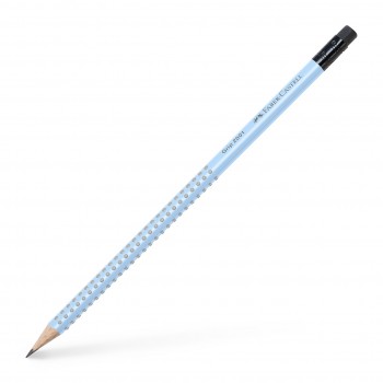 Creion grafit b cu guma grip 2001 bleu sky faber-castell