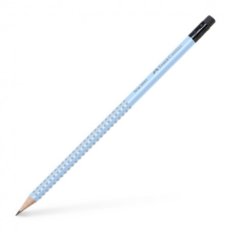 Creion grafit b cu guma grip 2001 bleu sky faber-castell Creion grafit b cu guma grip 2001 bleu sky faber-castell