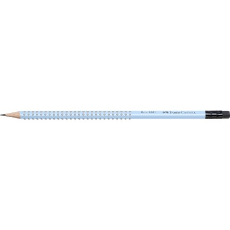 Creion grafit b cu guma grip 2001 bleu sky faber-castell Creion grafit b cu guma grip 2001 bleu sky faber-castell