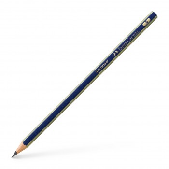 Creion grafit b fara guma goldfaber 1221 faber-castell