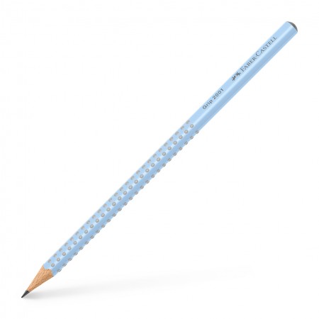 Creion grafit b grip 2001 bleu sky faber-castell