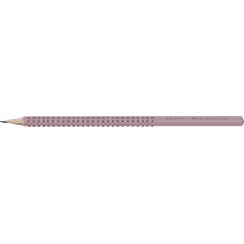 Creion grafit b grip 2001 rose faber-castell