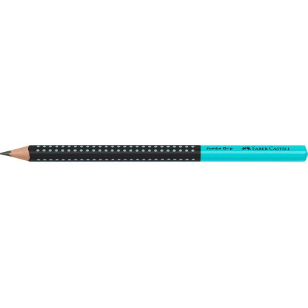 Creion grafit b jumbo grip two tone negru-turcoaz 2022 faber-castell Creion grafit b jumbo grip two tone negru-turcoaz 2022 faber-castell