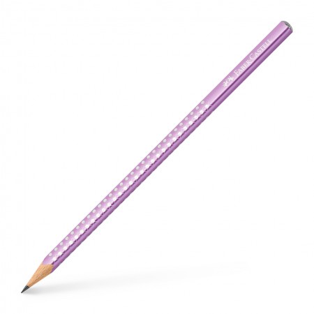 Creion grafit b sparkle violet metalizat 2023 faber-castell