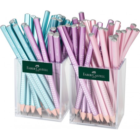 Creion grafit sparkle jumbo 2 x 36 cutie plastic 2023 faber-castell