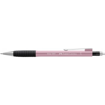 Creion mecanic 0.7mm rose grip 1345 faber-castell