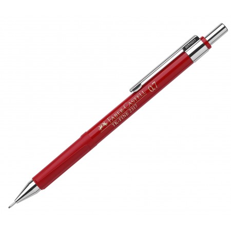 Creion mecanic 0.7mm tk-fine 2317 rosu faber-castell