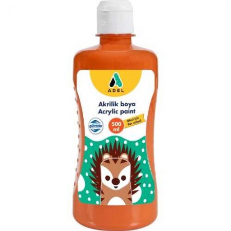 Culoare acrilic portocalie 500 ml adel
