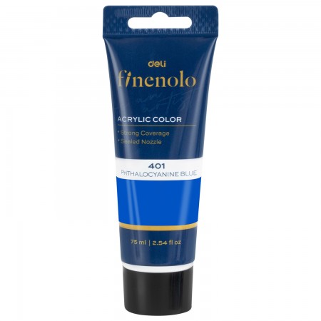 Culori acrilice 75ml albastru cyan deli