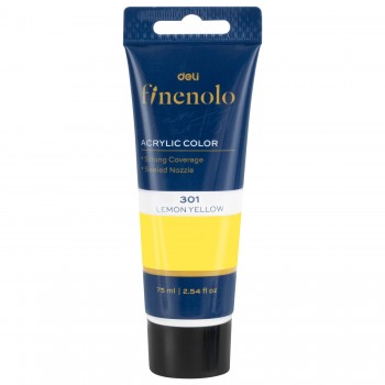 Culori acrilice 75ml galben lamaie deli