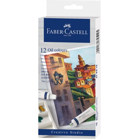 Culori uleiuri 12 culori 9 ml faber-castell