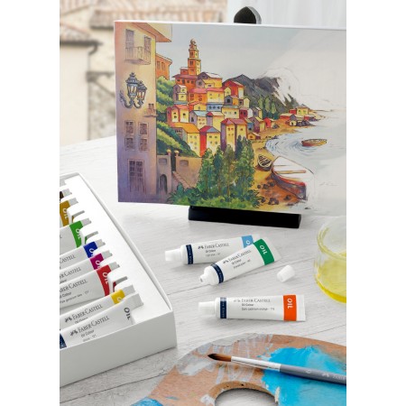 Culori uleiuri 12 culori 9 ml faber-castell