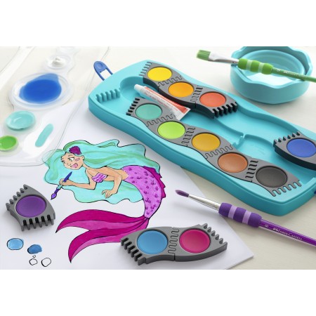 Cutie apa click-go turcoaz faber-castell