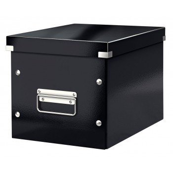 Cutie click&store medie cub neagra leitz
