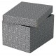 Cutie depozitare cu capac 25 x 20 x 15 cm gri recycled esselte