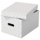 Cutie depozitare cu capac 36 x 26 x 20 cm alba recycled fsc 3/set esselte Cutie depozitare cu capac 36 x 26 x 20 cm alba recycled fsc 3/set esselte