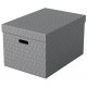 Cutie depozitare cu capac 51 x 35 x 30 cm gri recycled fsc 3/set esselte Cutie depozitare cu capac 51 x 35 x 30 cm gri recycled fsc 3/set esselte