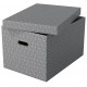 Cutie depozitare cu capac 51 x 35 x 30 cm gri recycled fsc 3/set esselte Cutie depozitare cu capac 51 x 35 x 30 cm gri recycled fsc 3/set esselte