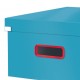 Cutie depozitare cu capac si maner pliabila 36 x 20 x 48 cm albastru celest leitz Cutie depozitare cu capac si maner pliabila 36 x 20 x 48 cm albastru celest leitz