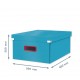 Cutie depozitare cu capac si maner pliabila 36 x 20 x 48 cm albastru celest leitz Cutie depozitare cu capac si maner pliabila 36 x 20 x 48 cm albastru celest leitz