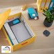 Cutie depozitare cu capac si maner pliabila 36 x 20 x 48 cm galben chihlimbar cosy leitz Cutie depozitare cu capac si maner pliabila 36 x 20 x 48 cm galben chihlimbar cosy leitz