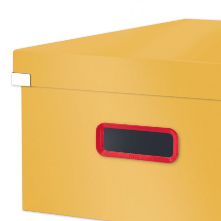 Cutie depozitare cu capac si maner pliabila 36 x 20 x 48 cm galben chihlimbar cosy leitz Cutie depozitare cu capac si maner pliabila 36 x 20 x 48 cm galben chihlimbar cosy leitz