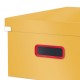 Cutie depozitare cu capac si maner pliabila 36 x 20 x 48 cm galben chihlimbar cosy leitz Cutie depozitare cu capac si maner pliabila 36 x 20 x 48 cm galben chihlimbar cosy leitz