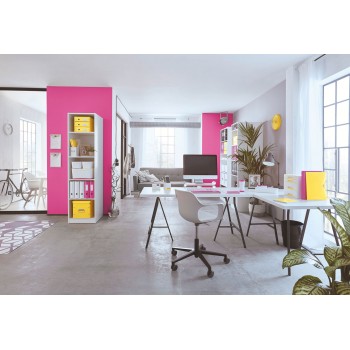 Cutie depozitare mica galbena click&store leitz
