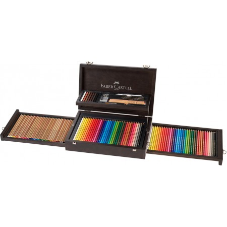 Cutie lemn colectie arta si grafica faber-castell