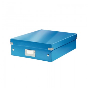 Cutie organizer medie albastra click&store leitz