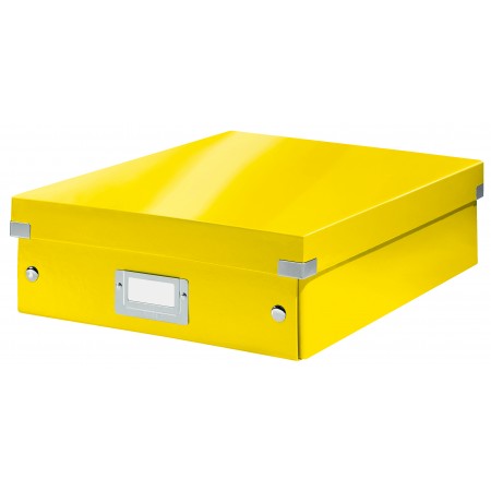 Cutie organizer medie galbena click&store leitz