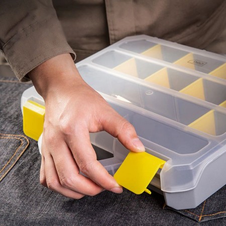 Cutie plastic medie 315x280x60 mm pt depozitare scule deli Cutie plastic medie 315x280x60 mm pt depozitare scule deli