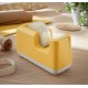 Dispenser banda adeziva 19 mm x 33 m galben chihlimbar cosy leitz
