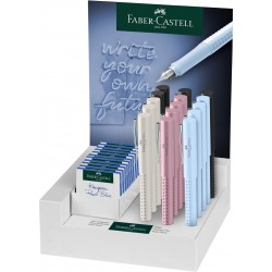 Display 15 buc stilou grip 2010 harmony (9f+6m) faber-castell