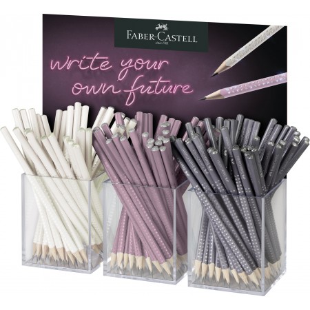 Display 3*48 buc creion grafit sparkle summer 2021 faber-castell