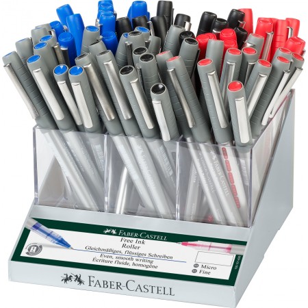 Display 72 buc roller free ink 0.5/0.7 mm faber-castell