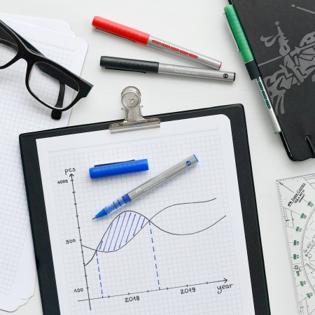 Display 72 buc roller free ink 0.5/0.7 mm faber-castell