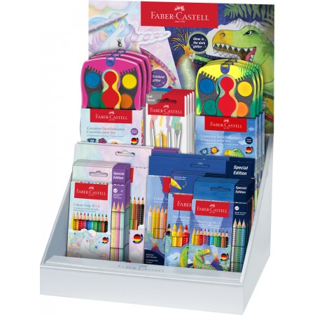Display concept unicorni si dinozauri 2024 faber-castell Display concept unicorni si dinozauri 2024 faber-castell