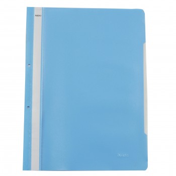 Dosar plastic cu sina si gauri albastru deschis noki