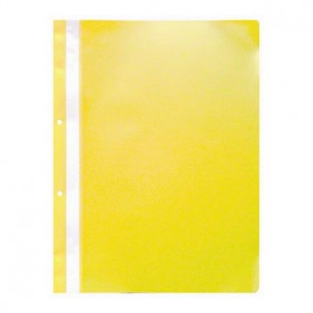 Dosar plastic cu sina si gauri galben noki