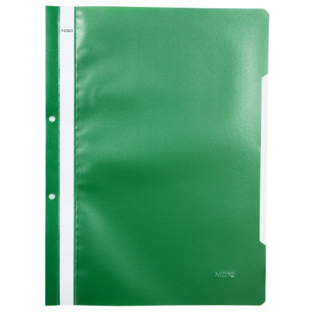 Dosar plastic cu sina si gauri verde noki