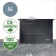 Dosar suspendabil cu burduf negru alpha recycle leitz