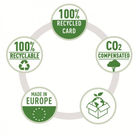 Dosar suspendabil cu burduf negru alpha recycle leitz